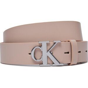 Dámský pásek Calvin Klein Jeans Round Mono Pl Lthr Belt 30Mm K60K611490 Pale Conch TFT