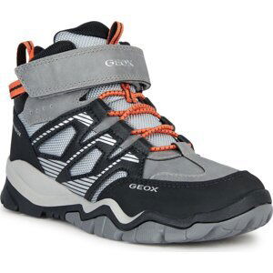 Kotníková obuv Geox J Montrack Boy B Abx J26HBC 0FUME C0036 M Grey/Orange