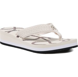 Žabky Tommy Hilfiger Rope M Wedge Sandal FW0FW07148 Feather White AF4