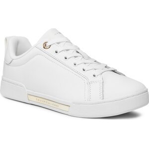 Sneakersy Tommy Hilfiger Chique Court Sneaker FW0FW07634 White YBS