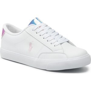 Sneakersy Polo Ralph Lauren Theron IV RF103548 White/Iridscnt/Pk