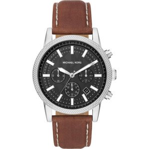 Hodinky Michael Kors Hutton Chrono MK8955 Brown/Silver