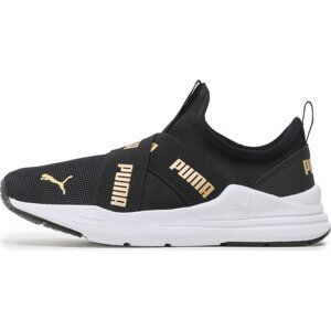 Boty Puma Wired Run Slip On Jr 381993 02 Puma Black/Puma Team Gold