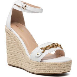 Espadrilky Guess Wendy FL6WEN LEA03 WHITE