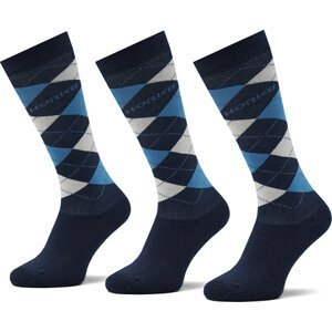Sada 3 párů vysokých ponožek unisex Horka Riding Socks 145450-0000-0218 Ch Dark Marine