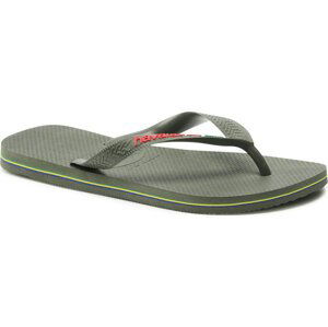 Žabky Havaianas Brasil Logo 41108500869 Green