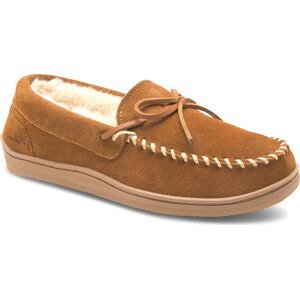 Bačkory MYSLIPPERS MPF20WID001B-W Cognac