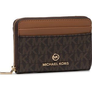 Malá dámská peněženka MICHAEL Michael Kors Jet Set Charm 34S1GT9Z1B Hnědá