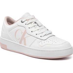 Sneakersy Calvin Klein Jeans Cupsole Laceup Basket Low Lth YW0YW00692 White/Pink Blush 0K6
