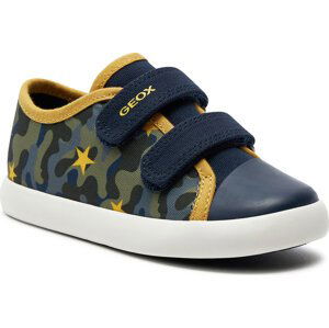 Plátěnky Geox B Gisli Boy B451NB 000AW CF42Q S Navy/Ochre