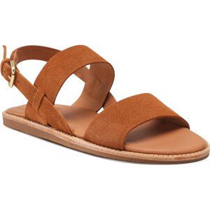 Sandály Clarks Karsea Strap 261585384 Tan Suede