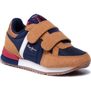 Sneakersy Pepe Jeans Sydney Combi Boy PBS30507 Tobacco 859