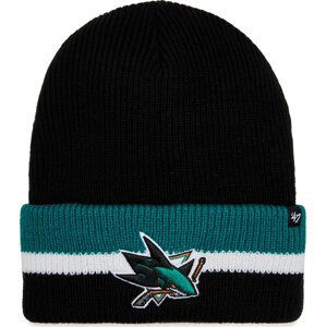 Čepice 47 Brand NHL San Jose Sharks Split Cuff 47 H-SPLCC22ACE-BK Black