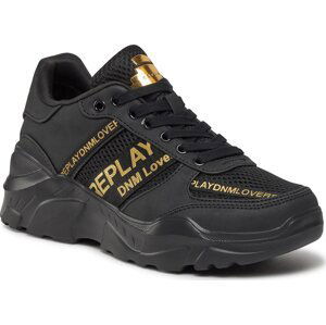 Sneakersy Replay GWS7Z .000.C0007S Black Gold