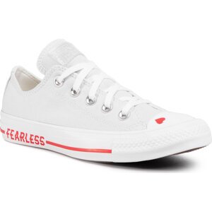 Plátěnky Converse Ctas Ox 567157C Photon Dust/University Red