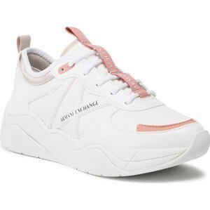 Sneakersy Armani Exchange XDX039 XV311 K643 White/Rose
