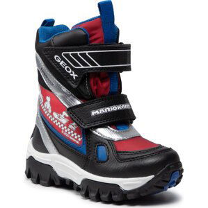 Sněhule Geox J Himalaya B.B Wpf C J163AC 05411 C0048 M Black/Red