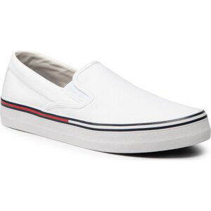 Tenisky Tommy Jeans Essential Slipon EM0EM00961 White YBR