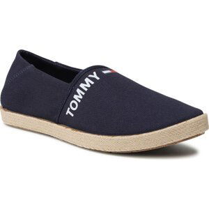 Espadrilky Tommy Jeans Logo Espadrille EM0EM00676C87 Twilight Navy C87