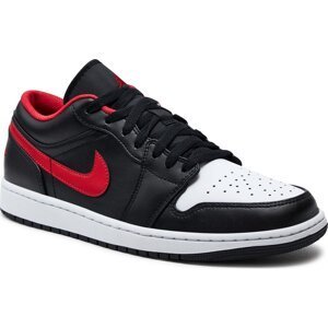 Boty Nike Air Jordan 1 Low 553558 063 Black/Fire Red/White