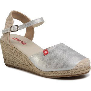 Espadrilky Big Star Shoes FF274518 Silver