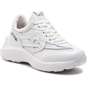 Sneakersy LOVE MOSCHINO JA15366G1IIQA10A Mix Bianco