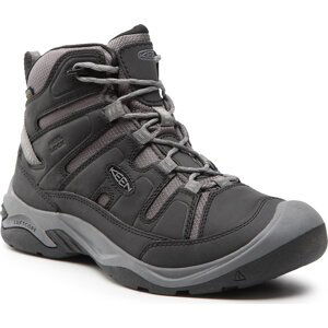 Trekingová obuv Keen Circadia Mid Wp 1026768 Black/Steel Grey