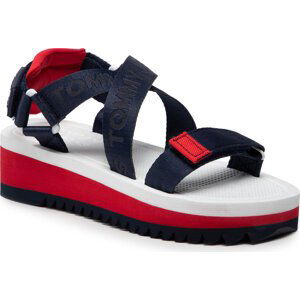 Sandály Tommy Jeans Flatform Eva Sandal EN0EN01839 Rwb 0GY