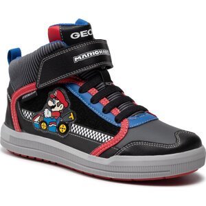 Sneakersy Geox J Arzach B. B J164AB 05411 C0048 D Black/Red