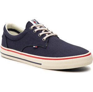 Tenisky Tommy Jeans Textile Sneaker EM0EM00001 Ink 006