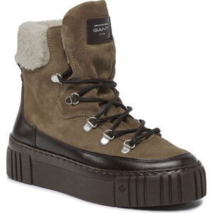 Sněhule Gant Snowmont Mid Boot 27543368 Taupe/Dark Brown