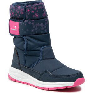 Sněhule KangaRoos K-Fluff Rtx 18404 000 4204 S Dk Navy/Daisy Pink