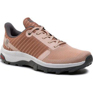 Trekingová obuv Salomon Outbound Prism W 412681 20 M0 Sirocco/Mocha Mousse/Alloy