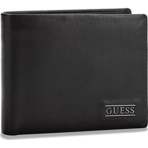 Velká pánská peněženka Guess New Boston Billfold W/Coin Pkt SM2509 LEA20 BLA