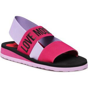 Sandály LOVE MOSCHINO JA16033G0GJN460A Fuxia/Lilla