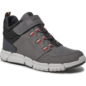 Kotníková obuv Geox J Flexyper B Abx J949XA 032FU C1102 D Grey/Dk Red