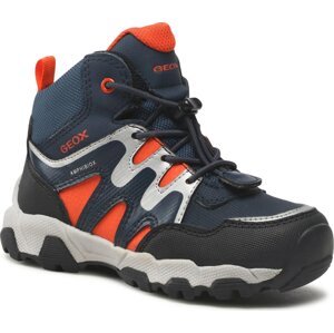 Kotníková obuv Geox J Magnetar B.B Abx A J263ZA 0CEFU C0820 S Navy/Orange