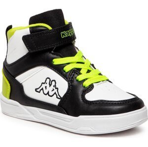 Sneakersy Kappa 260926K Black/Lime 1133