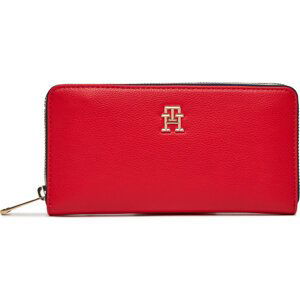 Velká dámská peněženka Tommy Hilfiger Th Essential Sc Large Za Corp AW0AW16094 Fierce Red XND