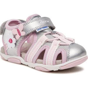 Sandály Geox B S.Agasim G. B B150ZB 0NFEW C0566 S Silver/Pink