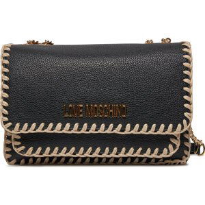 Kabelka LOVE MOSCHINO JC4104PP1ILJ100A Nero Handstitch Ecru