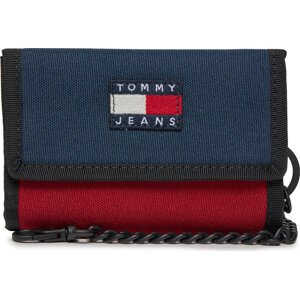 Velká pánská peněženka Tommy Jeans Tjm Heritage Nylon Trifold AM0AM12078 Corporate 0GY