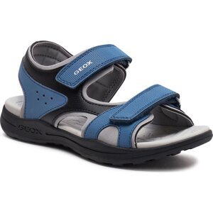 Sandály Geox J Vaniett Boy J455XC 015CE C0114 S Lt Blue/Black