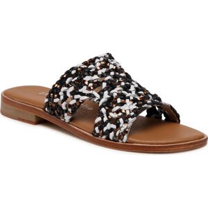 Nazouváky EMU Australia Kadina Tri W12454 Black/Coconut/Noir/Blanc Coco