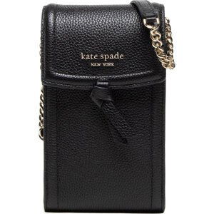 Pouzdro na mobil Kate Spade Pebbled Leather Ns Crssbdy K6376 Black 001