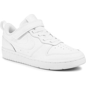 Boty Nike Court Borough Low 2 (Psv) BQ5451 100 White/White/White