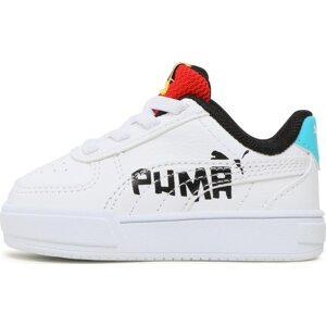 Sneakersy Puma Caven Brand Love Ac inf 389734 01 White/Black/Red/Bright Aqua