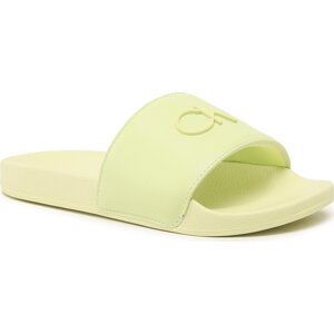 Nazouváky Calvin Klein Pool Slide W/Hw HW0HW01509 Spirit Green LKM