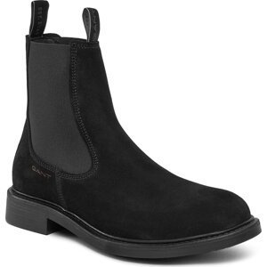 Kotníková obuv s elastickým prvkem Gant Millbro Chelsea Boot 27633415 Black