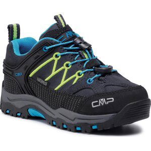 Trekingová obuv CMP Kids Rigel Low Trekking Shoes Wp 3Q13244 Antracite/Yellow Fluo 34UF